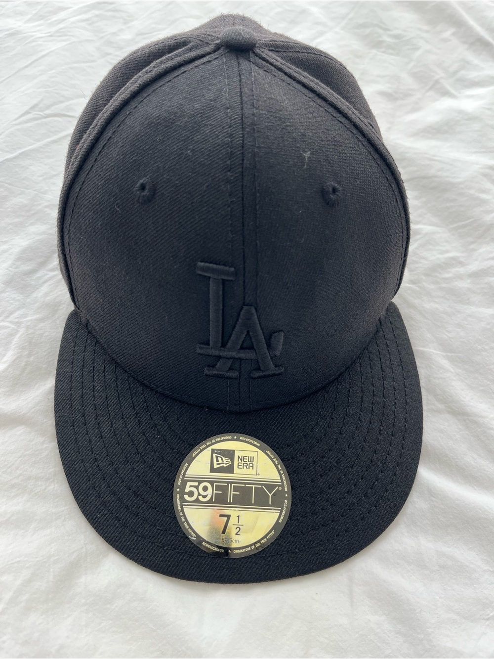 Men's New Era Black Los Angeles Dodgers Low Profile 59FIFTY Fitted Hat
